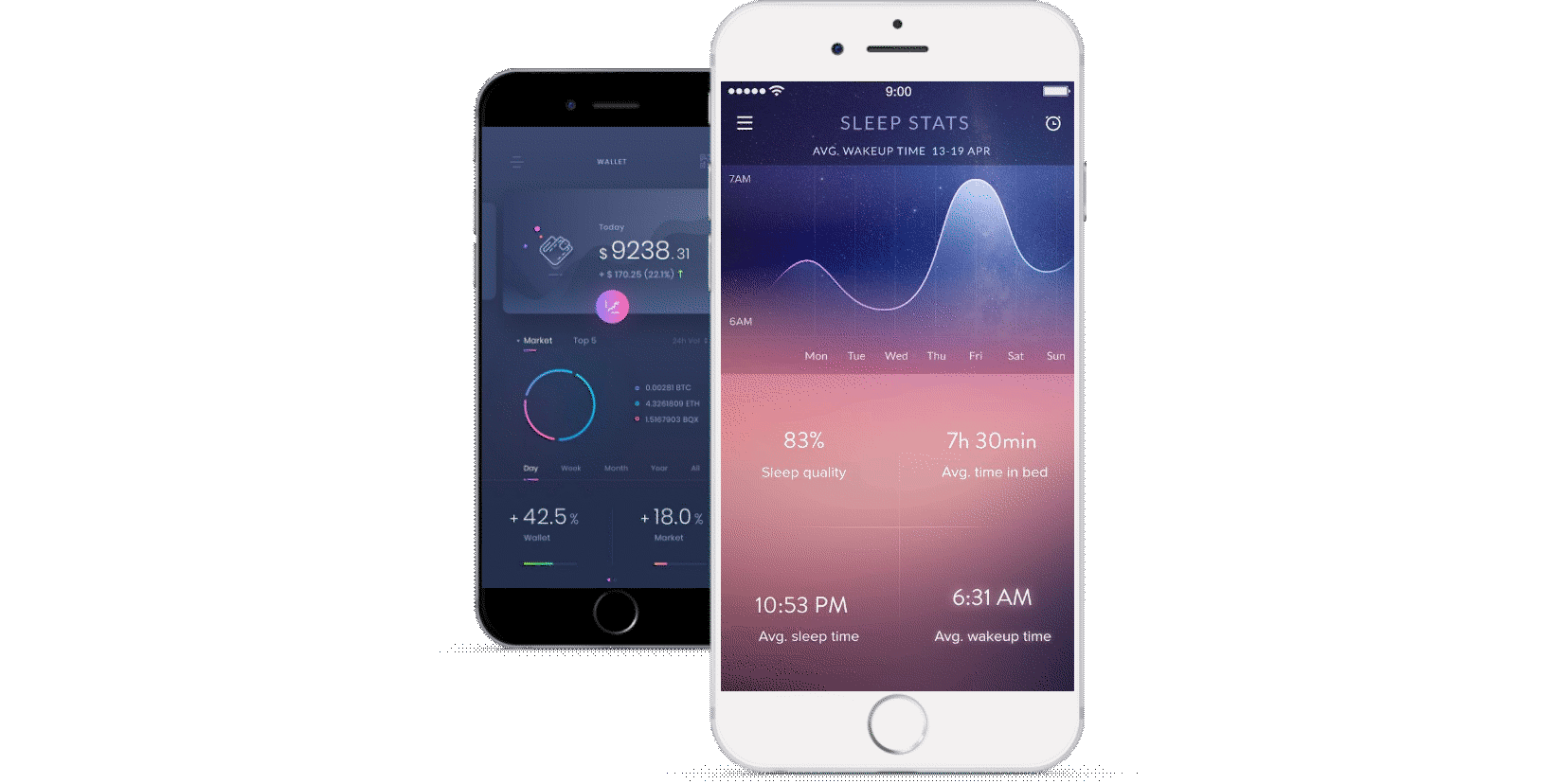 Illustration d'applications mobiles sur différents appareils démontrant les solutions accessibles d'Adiktiv Technologies